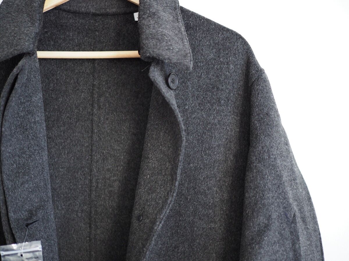 JW Anderson wool Uniqlo premium double face oversized belted JW Anderson wool Uniqlo premium double face oversized belted