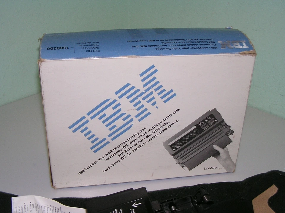 NOS IBM LASERPRINTER black High Yield Cartridge - Part #1380200 - Image 2 of 4