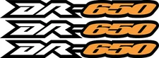 6" DR650 Dr 650 Orange Universal Stickers Decals Graphics airbox tank plates SE