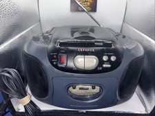 Aiwa CSD-EX110U Boombox CD-Casette Player-Radio-W/Cord-1995-Tested, Works Great 