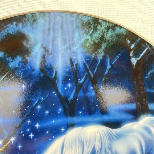 Royal Doulton Magic of the Unicorn Sue Dawe The Franklin Mint Porcelain Plate - Picture 9 of 11