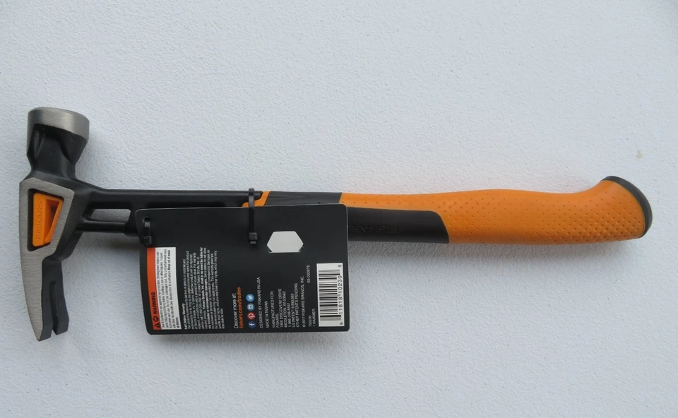 Fiskars Pro 750230 IsoCore 20 OZ Uso General Martillo Antichoque TOTALMENTE NUEVO Foto 3 de 4