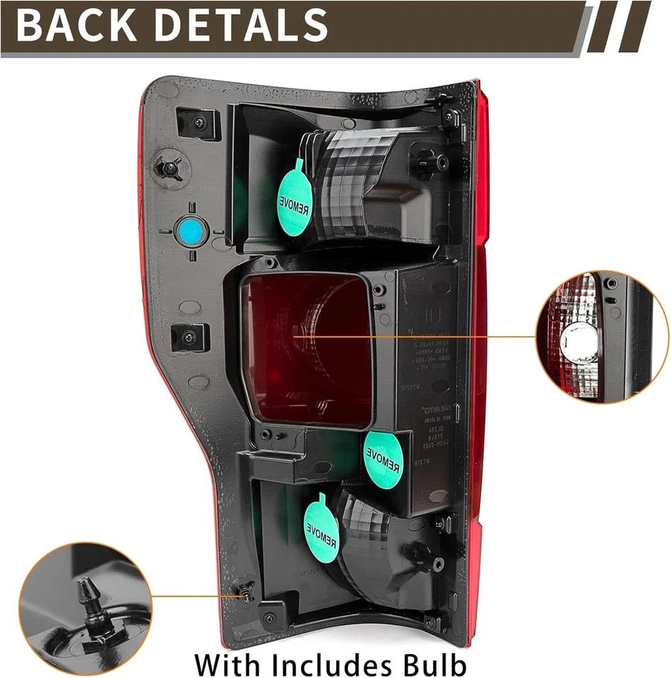 20-22 Ford F250 F350 Super Duty Blindspot Ready Right Passenger Side Tail Light - Image 3 of 4