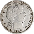 1915-D Barber Half Dollar