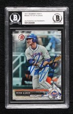 BAS 2017 Bowman Draft Pete Alonso Peter Alonso #BD-83 BGS Authentic Auto 03hd