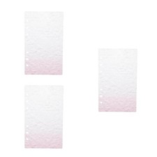 3 Count Water Loose-leaf Cover Refillable Binder Acrylic A6 Covers