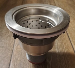 Kitchen Sink 3-1/2 Inch Stainless Steel Drain Assembly With Strainer Basket