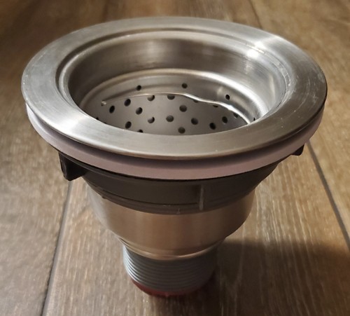 Kitchen Sink 3-1/2 Inch Stainless Steel Drain Assembly With Strainer Basket