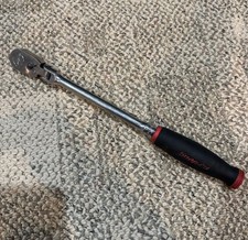 Snap On Tools FHLF80A 3/8" Flex Head RED Soft Grip Long Dual 80 Ratchet