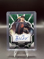 2025 Topps Tier One Hayden Birdsong Break Out Auto Green Foil /49 RC Giants JM10