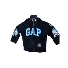 GAP Star Wars Empire Strikes Back Zip Hoodie Black 18-24 Months
