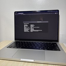 MacBook Pro 14" M1 Pro 10-Core 16-Core 2021 16GB 1TB A2442 Silver - Excellent