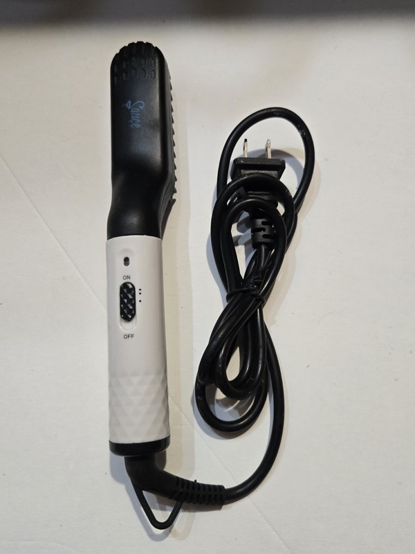 NEW Sauce Beauty "The Smooth" Heated Hair & Beard Straightening Brush – Dual...