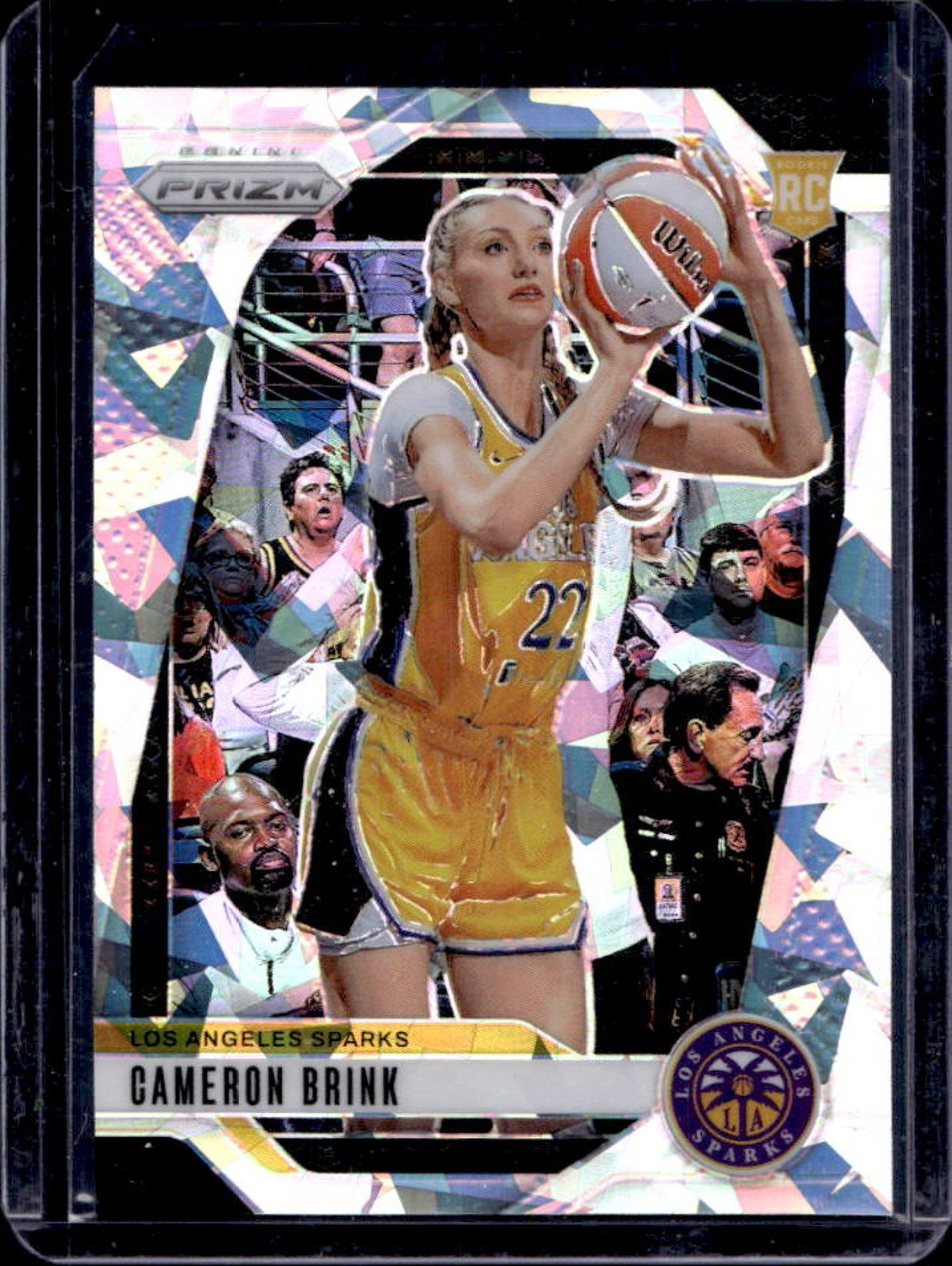2024 Panini WNBA Prizm Cameron Brink RC Ice Rookie #127 Sparks
