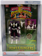 Power Rangers Mighty Auto Morphin Black Ranger 5 Inch Action Figure - Zach