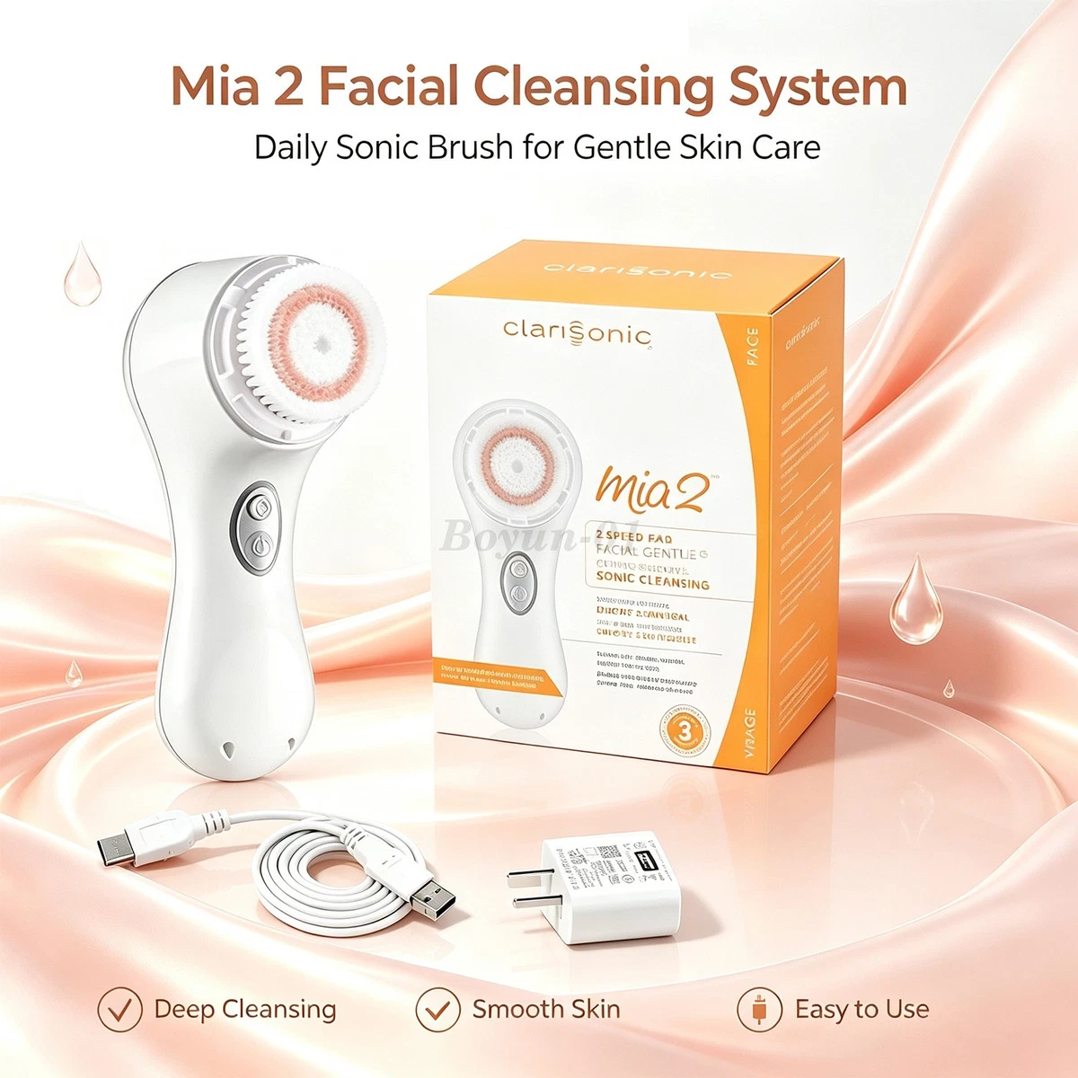 クラリソニック ミア2 Watch Clarisonic Mia 2 Sonic Facial Cleansing