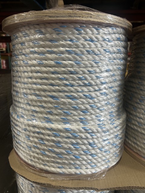 CWC 3-Strand Poly-Dacron Combo Rope, 1/2"