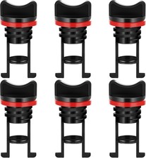 6 Pieces Kayak Drain Plugs Kits Nylon Thread Drain Stopper for Kayak Dinghy
