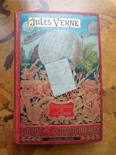 10065 Verne Claudius Bombarnac Hetzel Au portrait collé période charnière