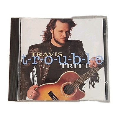 #ad Trouble Travis Tritt 1992 Warner Bros Records BMG Edition Country Folk CD 96 $12.00