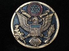 RC07105 VINTAGE 1970s  SEAL OF THE UNITED STATES OF AMERICA  PATRIOTIC BUCKLE