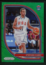 2020-21 Stephen Curry Panini Prizm Green USA