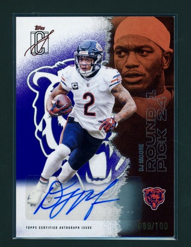 2025 Topps Signature DJ Moore Veteran Class Autographs (RAW)