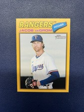 Topps Heritage 2026 Jacob deGrom #98 Texas Rangers Baseball Card