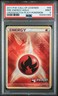 2011 POKEMON CALL OF LEGENDS #89 FIRE ENERGY-HOLO PSA 9
