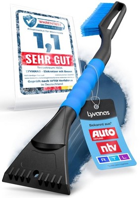 Ice Scraper Car with Broom TEST WINNER 2025* Ergonomic Professional Whisk A...