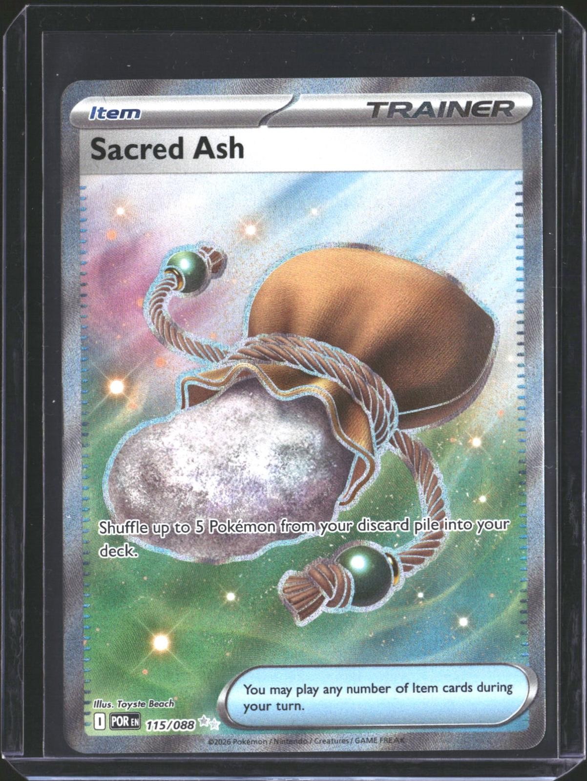 Sacred Ash 115/088 Ultra Rare Perfect Order Pokemon NM/M