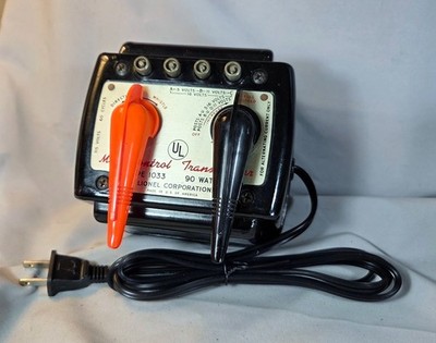 LIONEL POSTWAR #1033 - 90 WATT TRANSFORMER - EX, NEW CORD AND DIODE, TESTED
