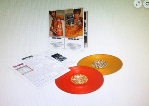RARE OOP THE WHO SELL OUT 2LP MONO DELUXE REMASTERED RED/ORANGE VINYL w/POSTER
