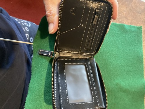 Men’s RFD Leather Zipper Wallet - Picture 4 of 7