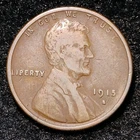 1915 S ~ LINCOLN WHEAT CENT ~ F