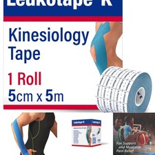 Water-Repellent K Kinesiology Tape - 5cm x 5m for Muscle Support and Recovery 2.60 per metre