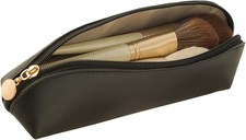 Portable Waterproof Makeup Brush Bag with Zipper - Small Travel Case for Brush