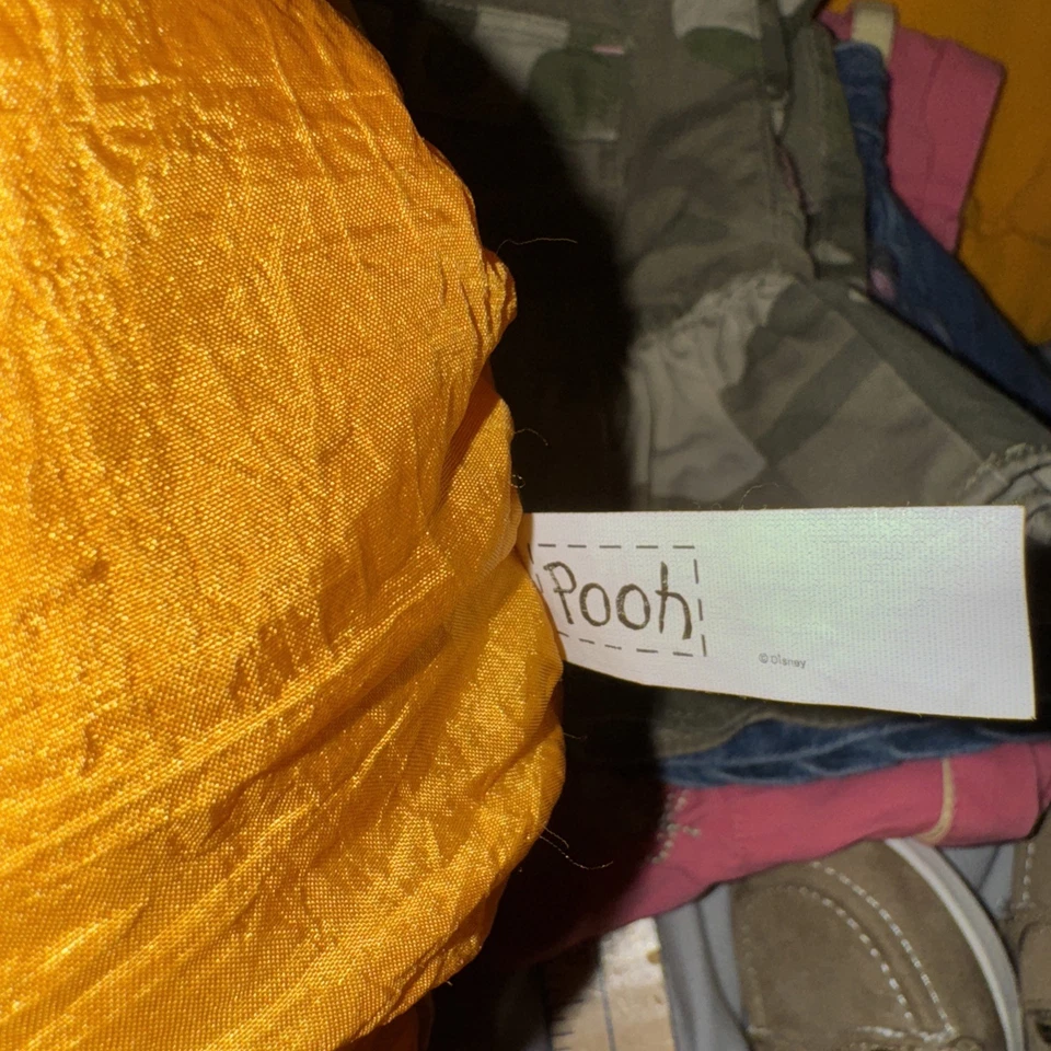 Disney Winnie Pooh Cabeza Cara Puffalump Almohada Colgante Peluche Juego por Juego Nylon Foto 2 de 4