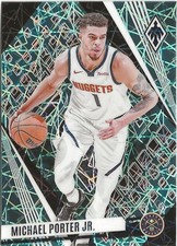 2023-24 Panini Phoenix Michael Porter Jr. #67 Teal Prizm SP Brooklyn Nets
