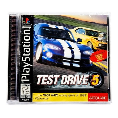 Test Drive 5 - PlayStation 1, PS1 (Good, CIB, Scratch Free Disc)