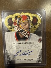 2013-14 Panini Crown Royale - Sovereign Signatures Craig Anderson #SO-CA (AU)