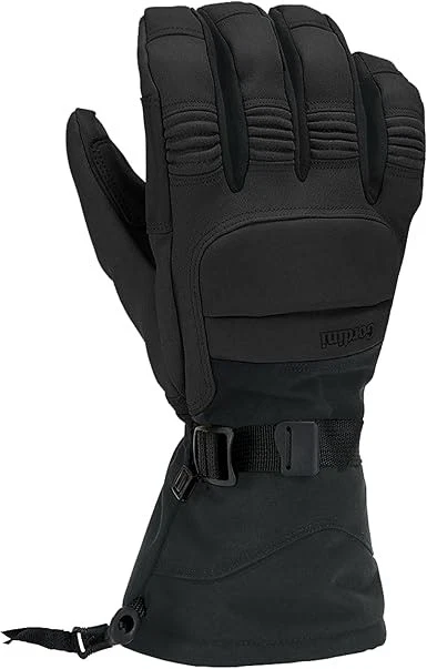 Gordini Cache Gauntlet Women's Winter Gloves, Black, Large