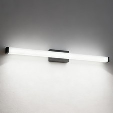 LED 41 inch 24W Bathroom Vanity Light Black Wall Bar Lights Fixture Over Mirror