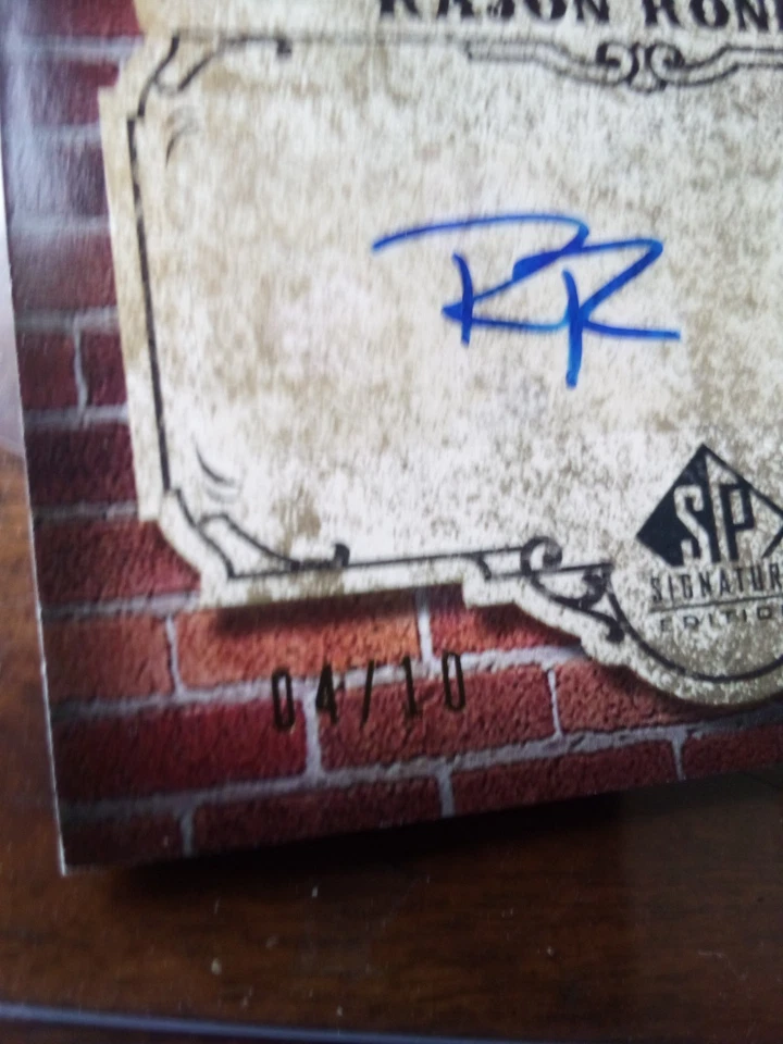 2006-07 SP Signature Edition Signs of Success /10 Rajon Rondo Rookie Auto RC - Image 2 of 3