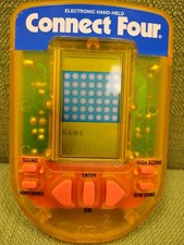 Milton Bradley Connect Four 1995 Electronic Handheld Game Tested Works