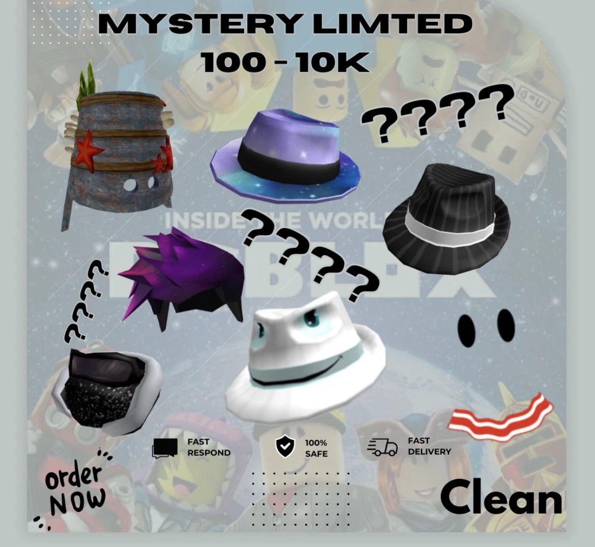 MYSTERY R0BLOX LIMITEDS ITEMS |๐ฅ๐ CHEAP + CLEAN ๐๐ฅ| ๐HIGH DEMAND๐