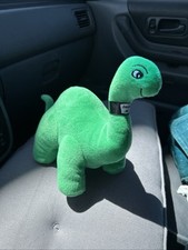 Sinclair Oil Gas Green Dinosaur Stuffed Animal Plush Advertising Promo Toy 9" H