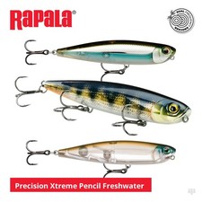 Rapala Precision Xtreme Pencil Lures - Pike Perch Chub Predator Surface Popper