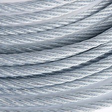 5/16" Galvanized Aircraft Cable Steel Wire Rope 7x19 (2500 Feet)