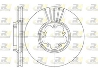2X Roadhouse Bremsscheibe 6609.10 FüR Ford Transit 276Mm Bus F_E_ F_F_ F_G_ Fae_